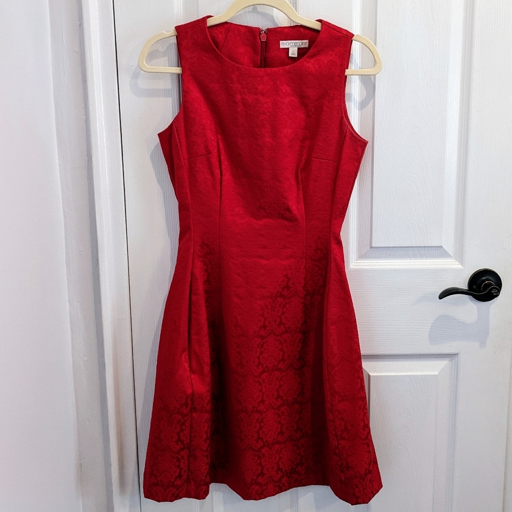 Eva Mendes for NY&CO - Maria Dress - red sleeveless midi - size 0